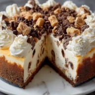 Easy Cannoli Cheesecake