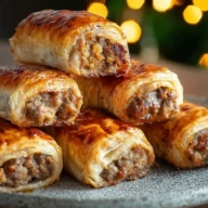 Easy Christmas Sausage Rolls