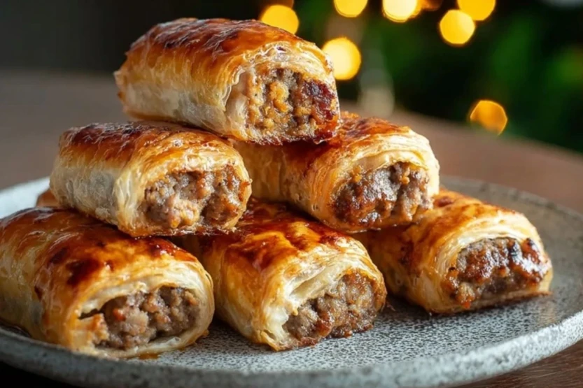 Easy Christmas Sausage Rolls