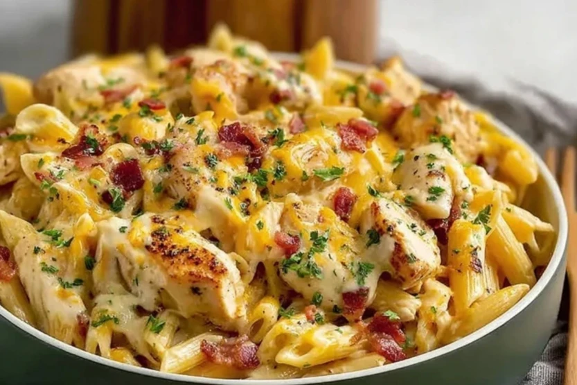 Easy Crack Chicken Pasta