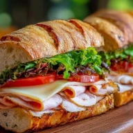 Easy Grilled Chicken Cordon Bleu Sandwich