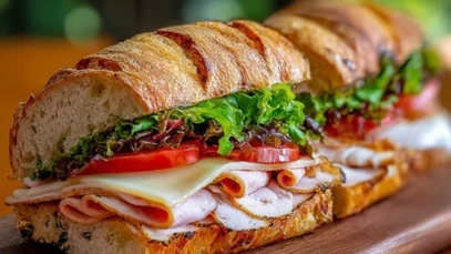 Easy Grilled Chicken Cordon Bleu Sandwich