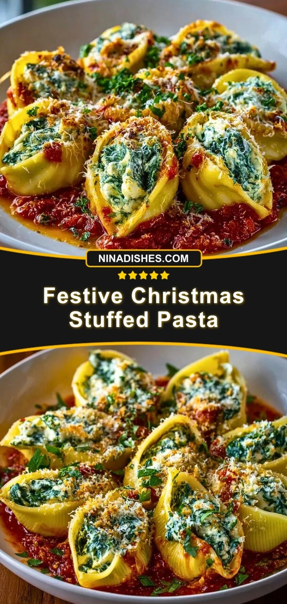 Festive Christmas Stuffed Pasta (3)