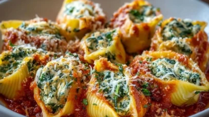 Festive Christmas Stuffed Pasta