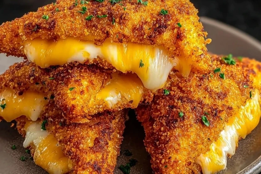 Fried Cheese Stuffed Doritos