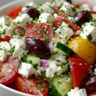 Greek Cottage Cheese Salad