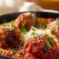 Homemade Classic Spaghetti and Meatballs
