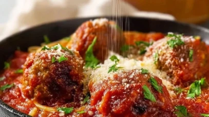 Homemade Classic Spaghetti and Meatballs