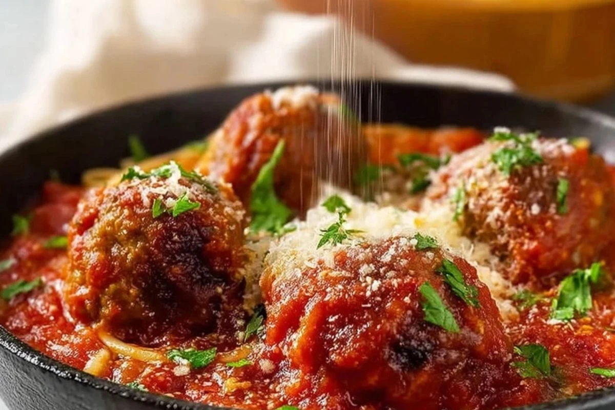 Homemade Classic Spaghetti and Meatballs