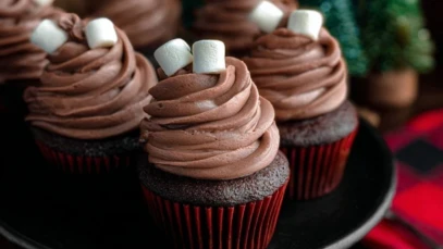 Hot Cocoa Cupcakes