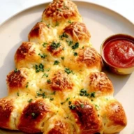 Irresistible Cheesy Christmas Tree Bread