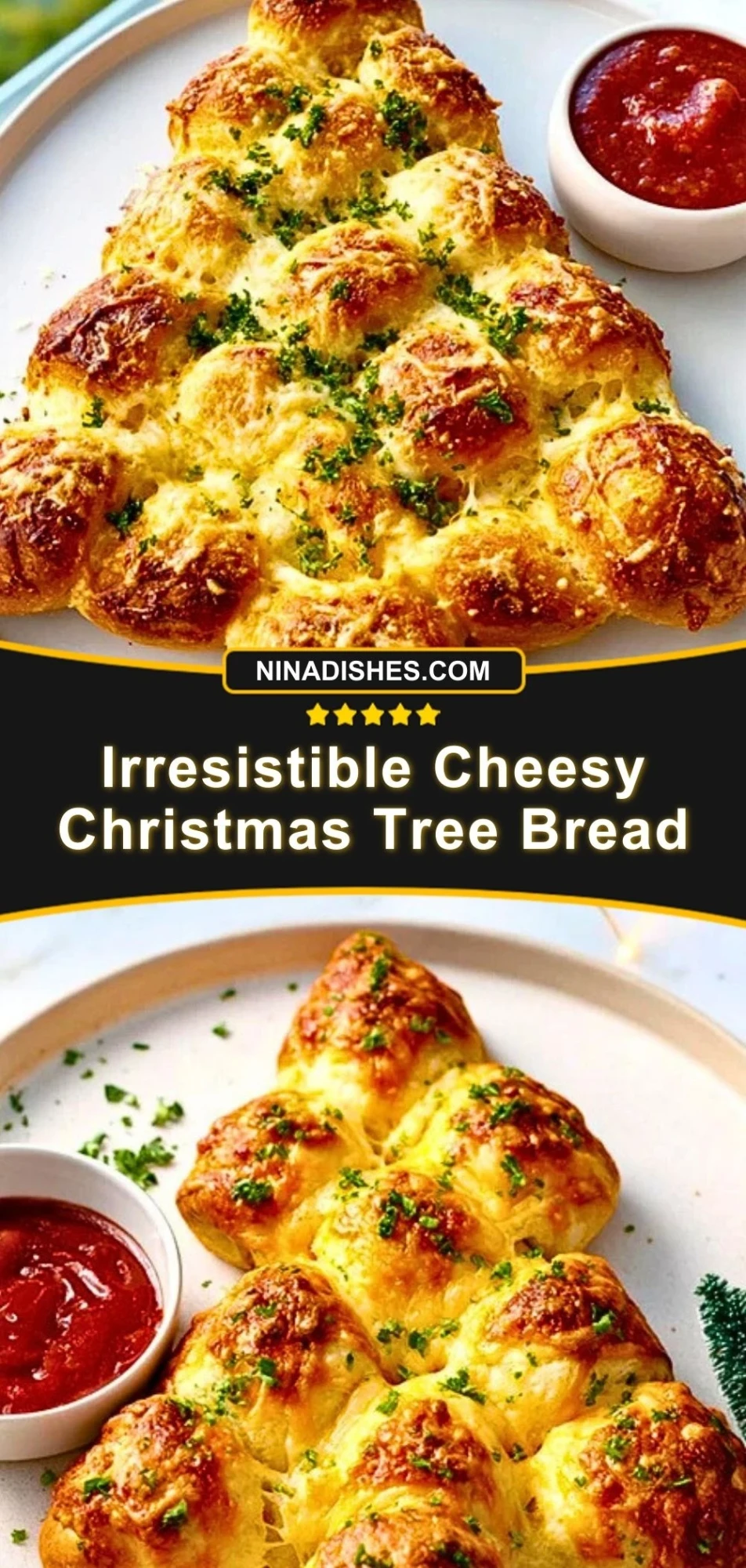 Irresistible Cheesy Christmas Tree Bread (3)