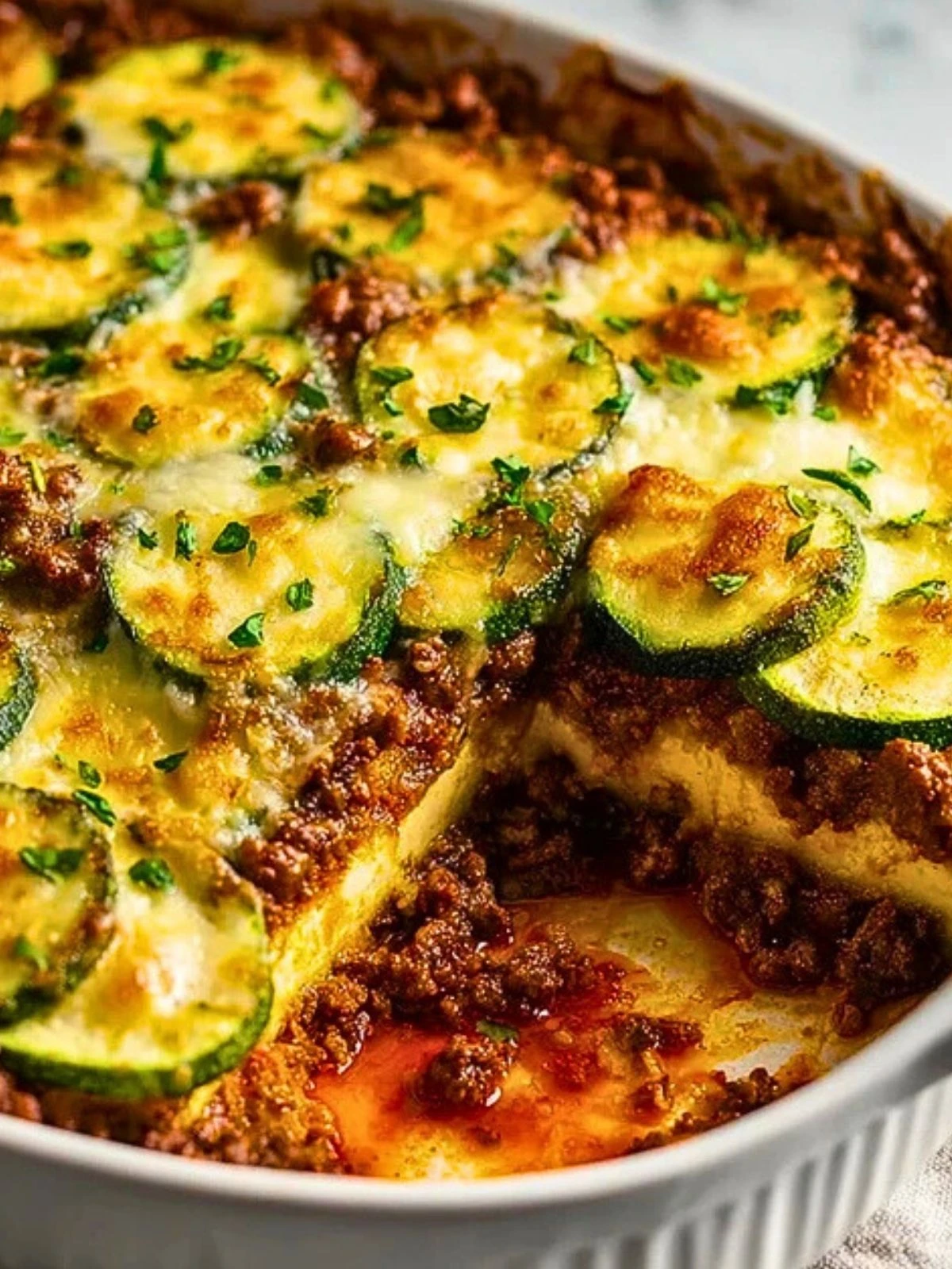 Low-Carb Ground Beef Zucchini Bake (1)