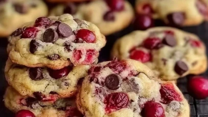 Maraschino Cherry Chocolate Chip Cookies