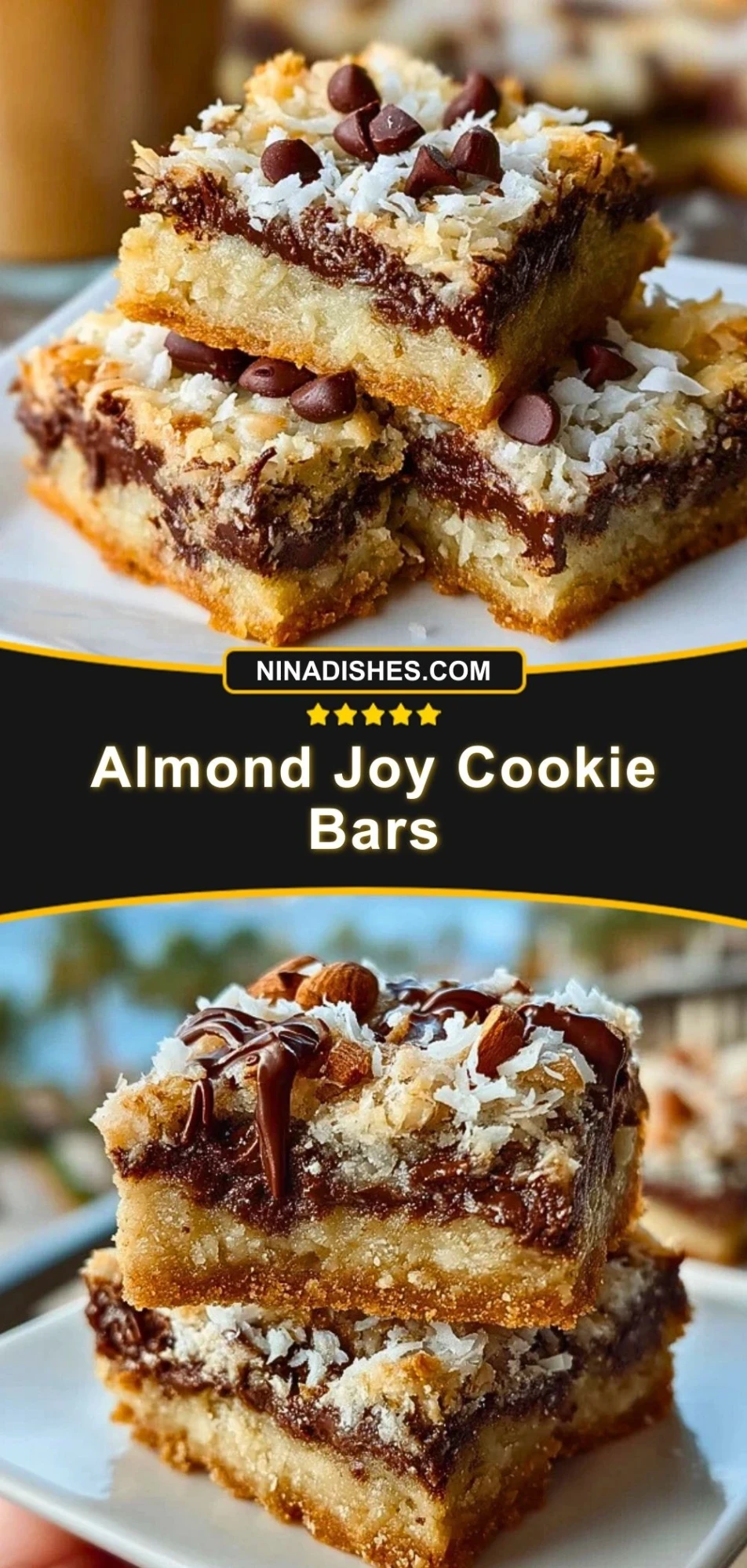 Almond Joy Cookie Bars (3)