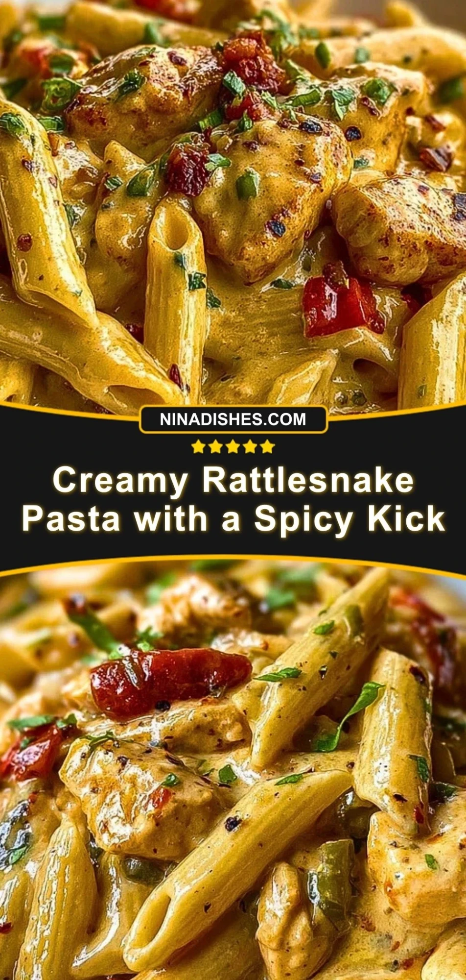 Creamy Rattlesnake Pasta with a Spicy Kick (3)