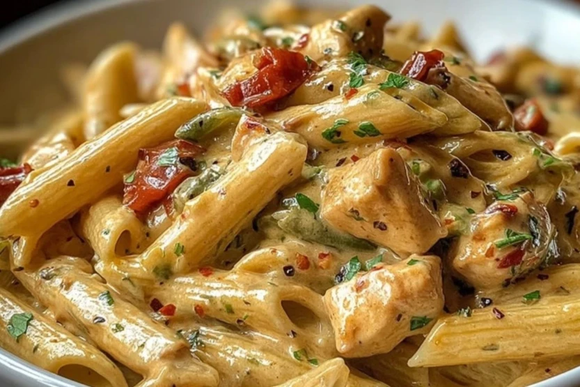 Creamy Rattlesnake Pasta with a Spicy Kick