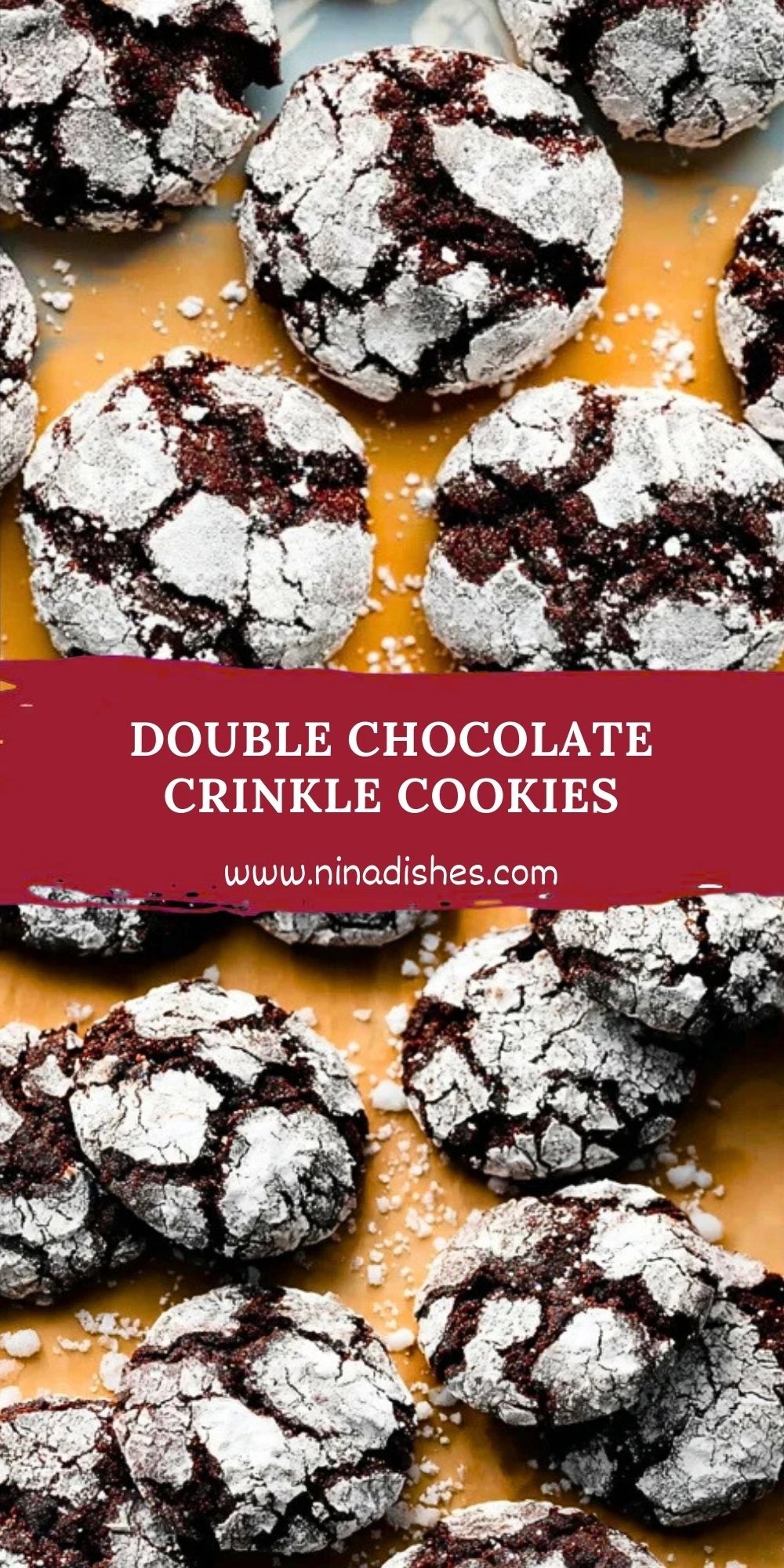 Double Chocolate Crinkle Cookies (5)