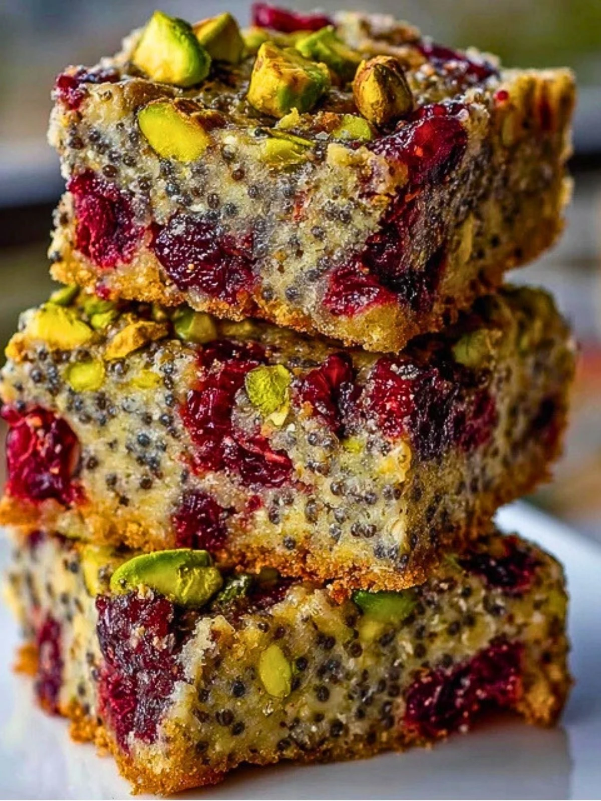 Pistachio Cranberry Chia Bars (1)
