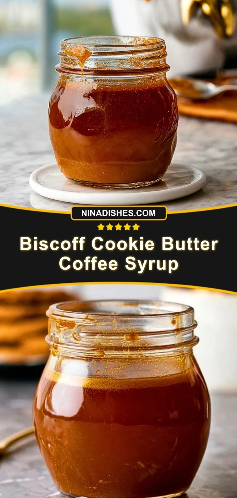 Biscoff Cookie Butter Coffee Syrup (3)