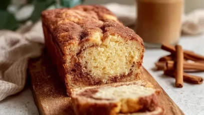 Buttery Snickerdoodle Bread