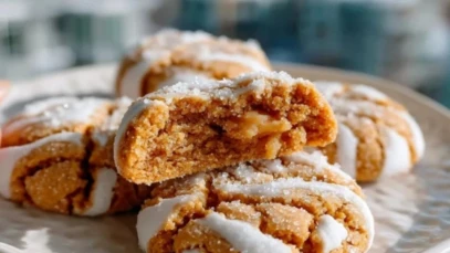 Maple Brown Sugar Crinkle Cookies