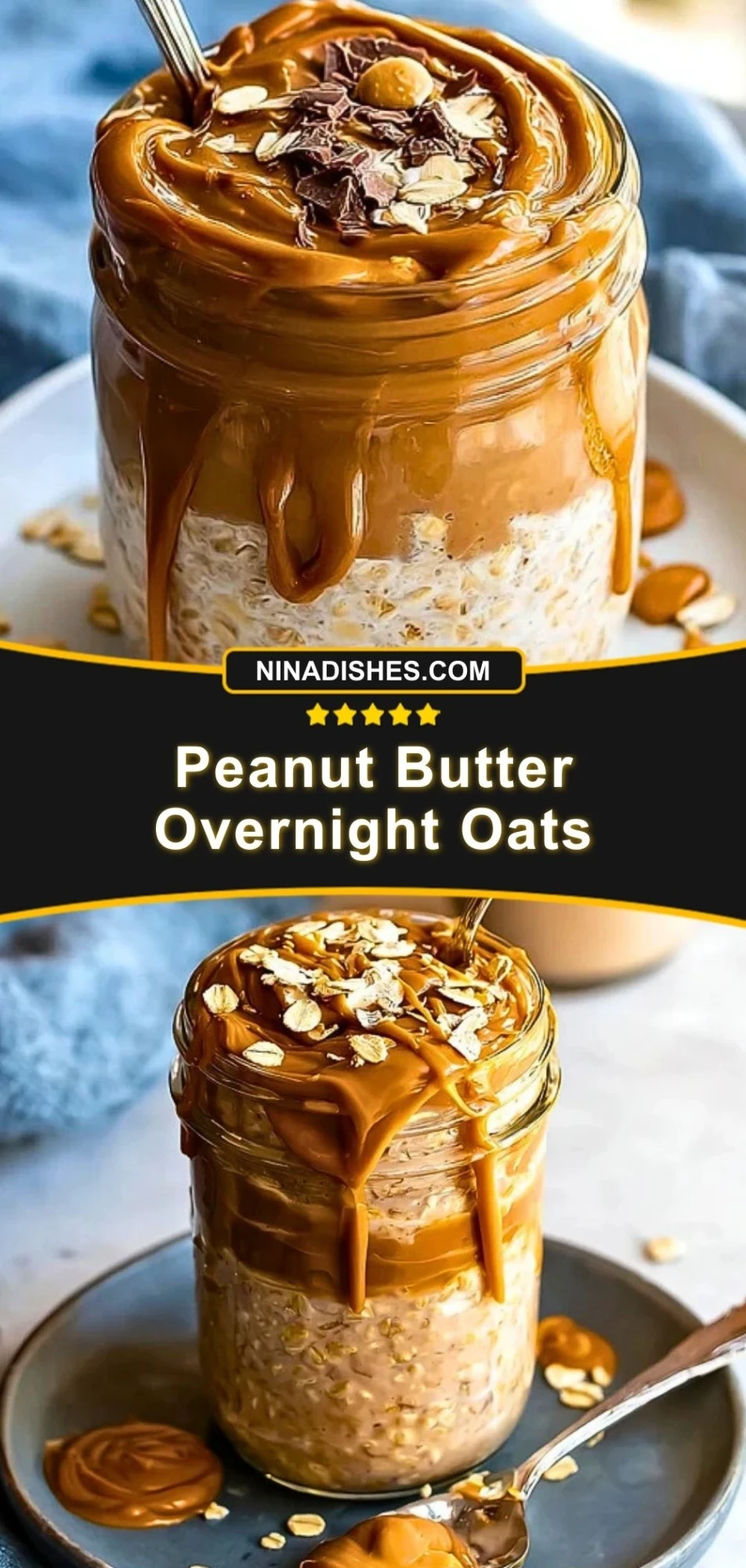Peanut Butter Overnight Oats (3)