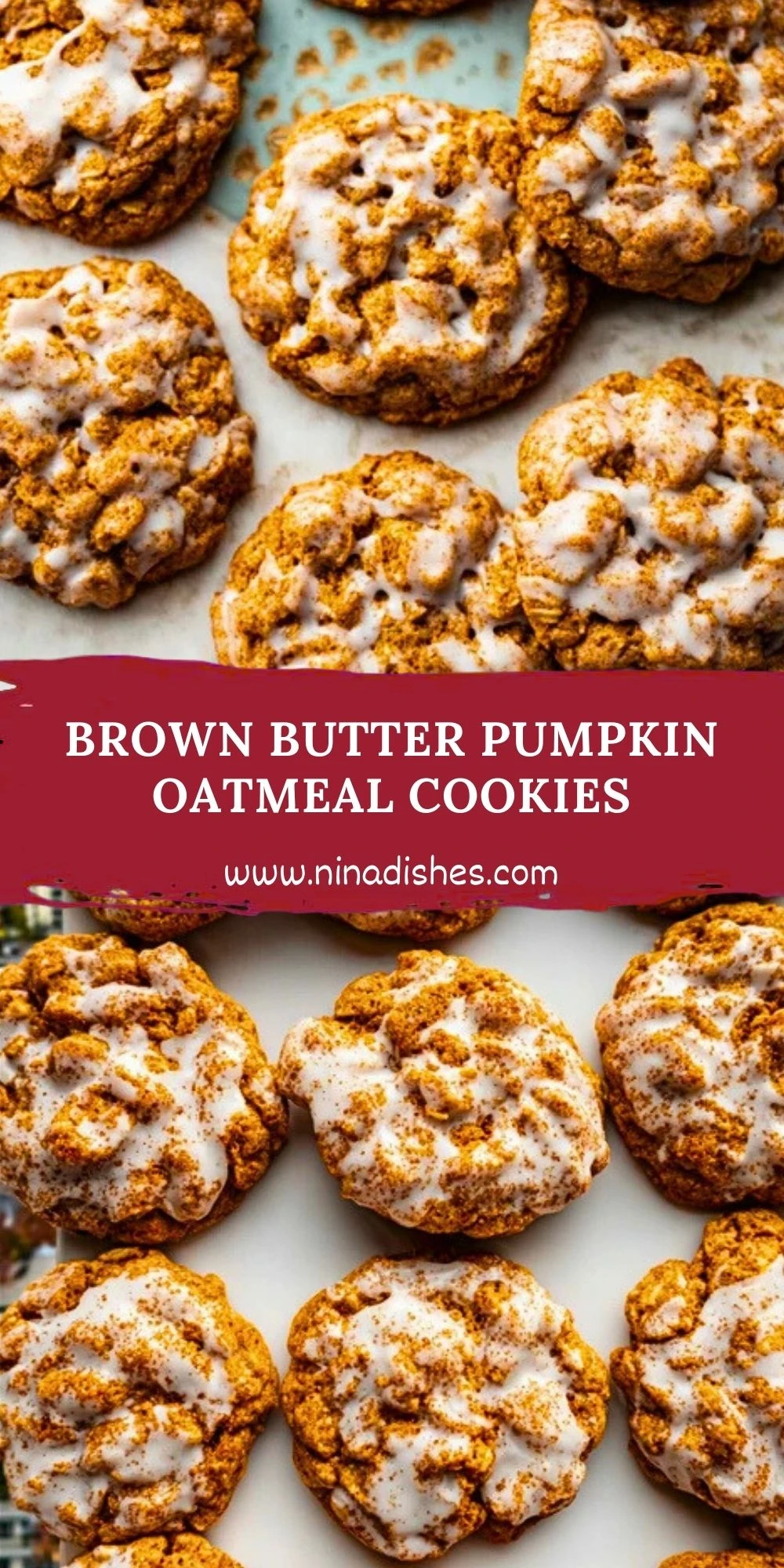 Brown Butter Pumpkin Oatmeal Cookies (2)