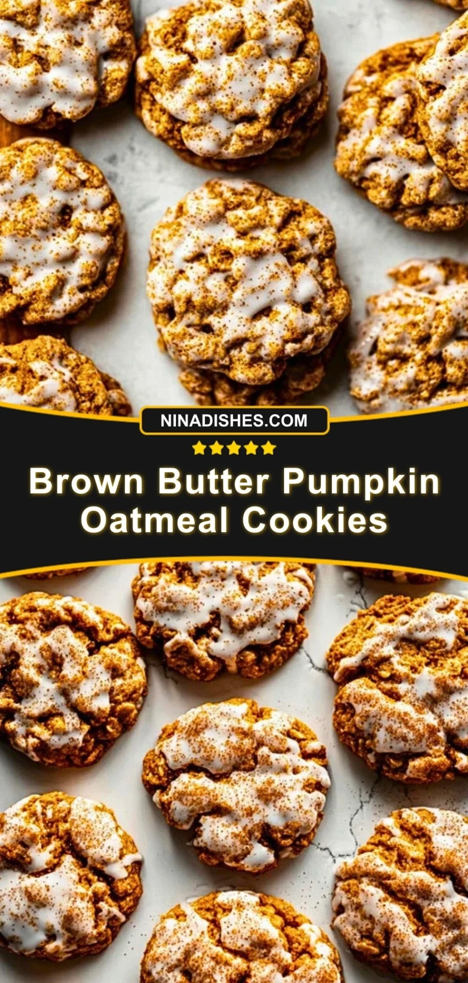 Brown Butter Pumpkin Oatmeal Cookies (3)