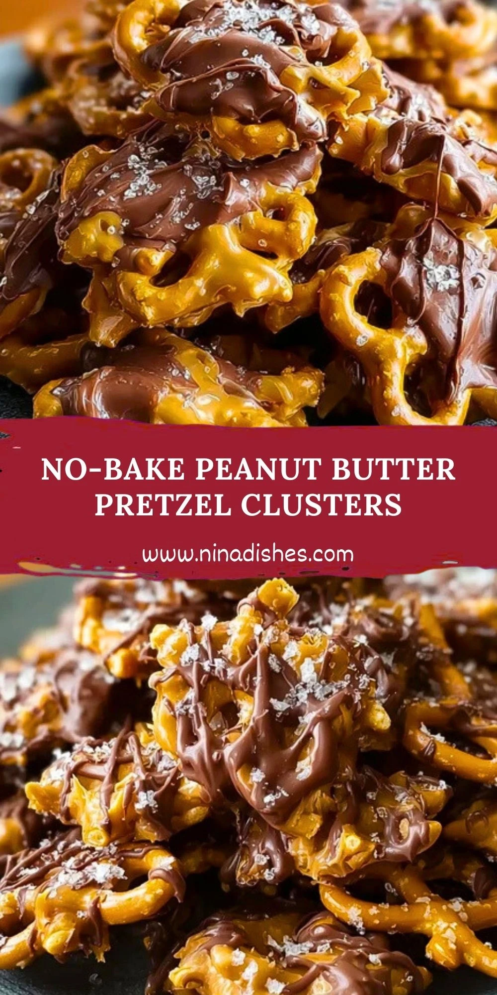 No-Bake Peanut Butter Pretzel Clusters (2)