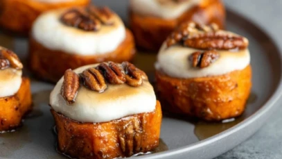 Maple Roasted Sweet Potato Bites
