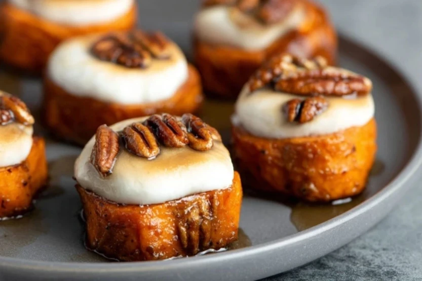 Maple Roasted Sweet Potato Bites