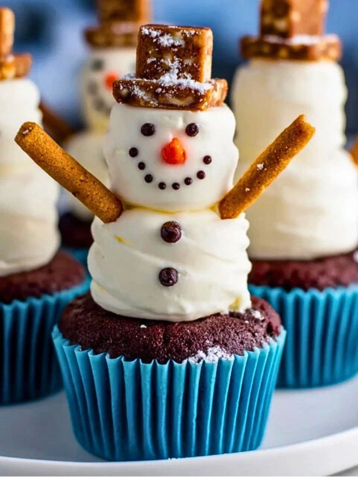 Snowman Cupcakes (1)