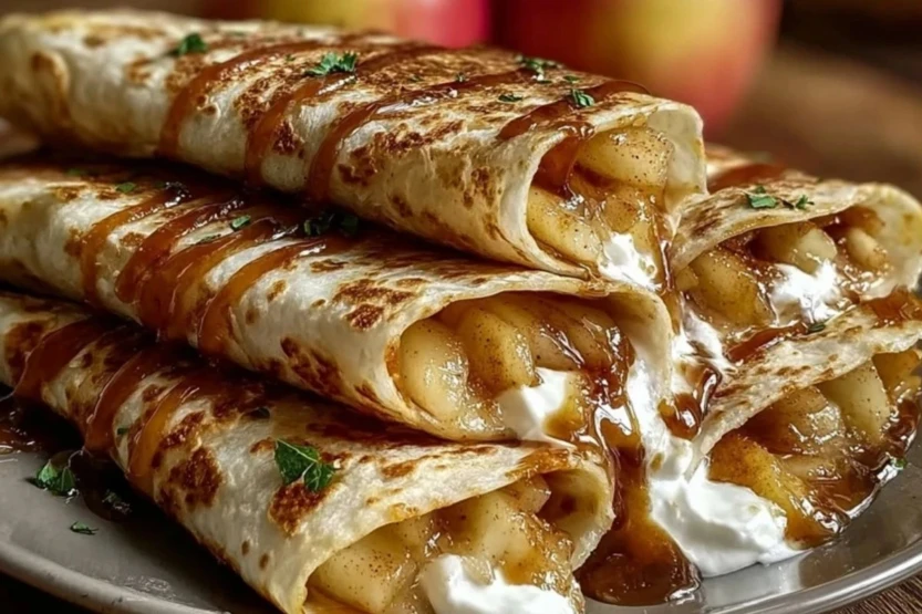 Apple Cinnamon Breakfast Quesadillas