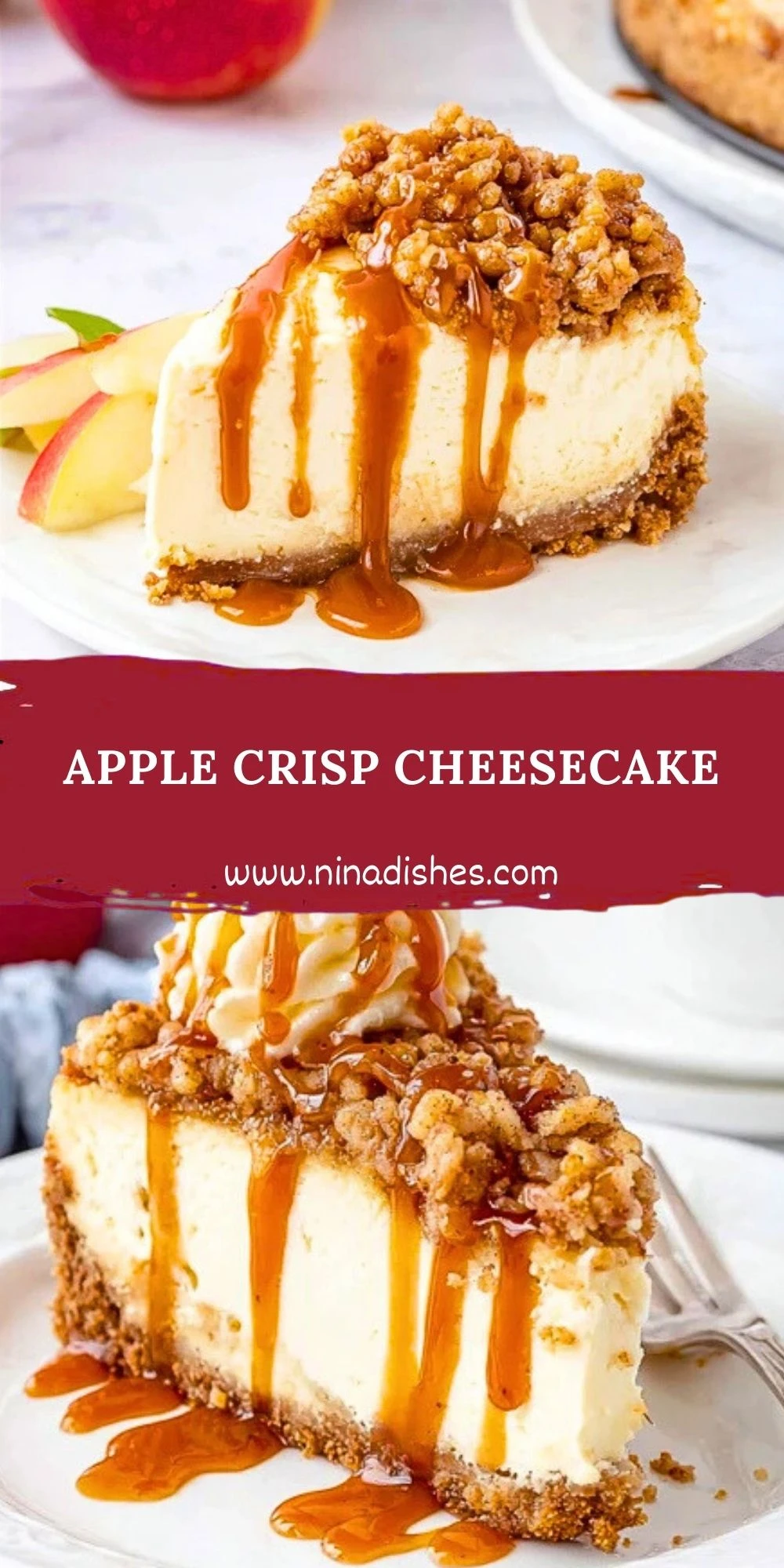 Apple Crisp Cheesecake (2)