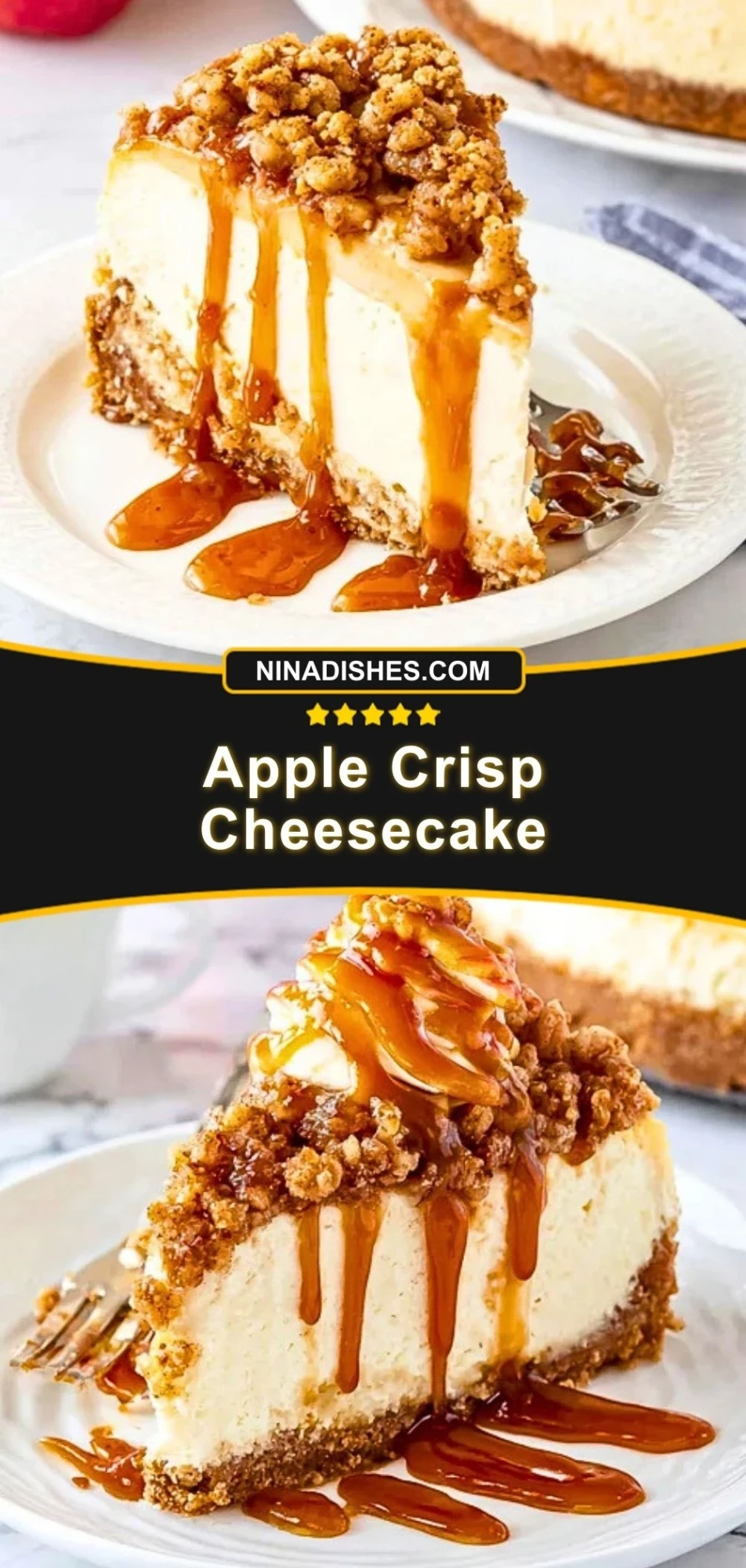 Apple Crisp Cheesecake (3)