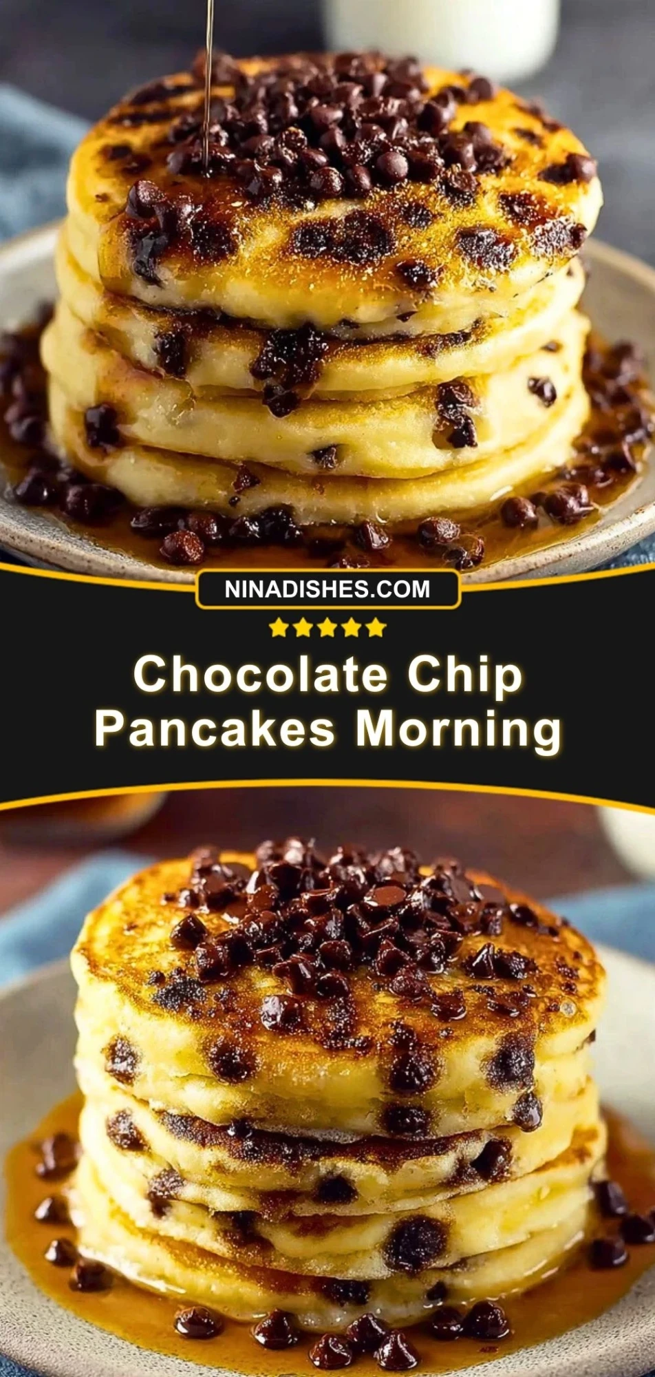 Chocolate Chip Pancakes Morning (2)