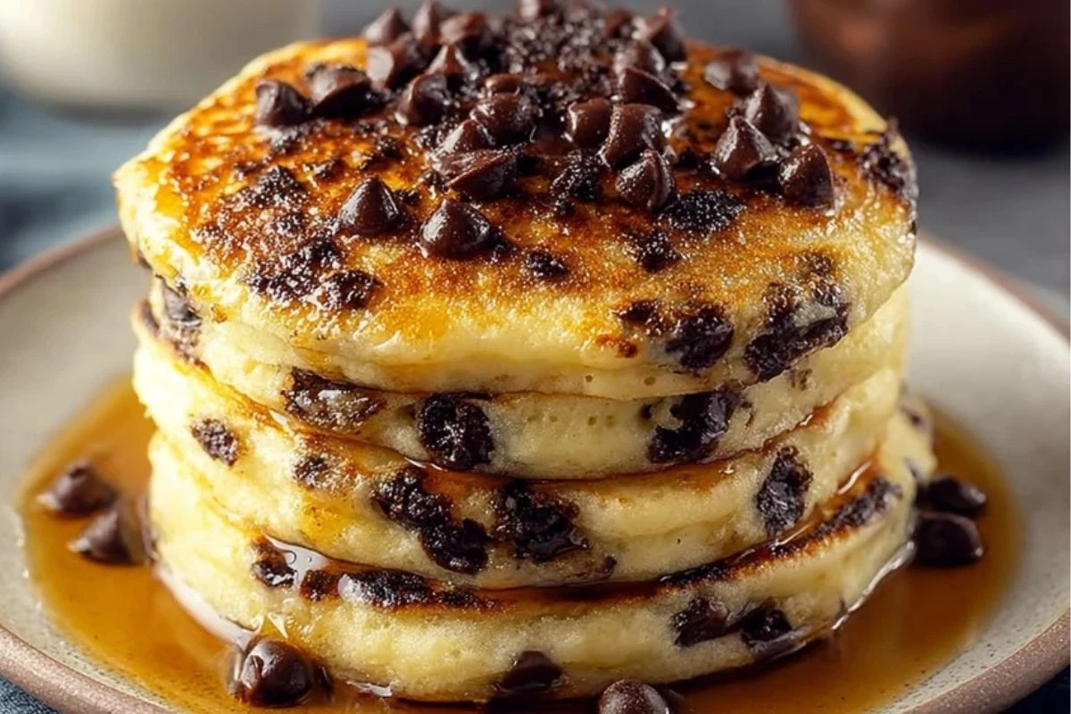 Chocolate Chip Pancakes Morning