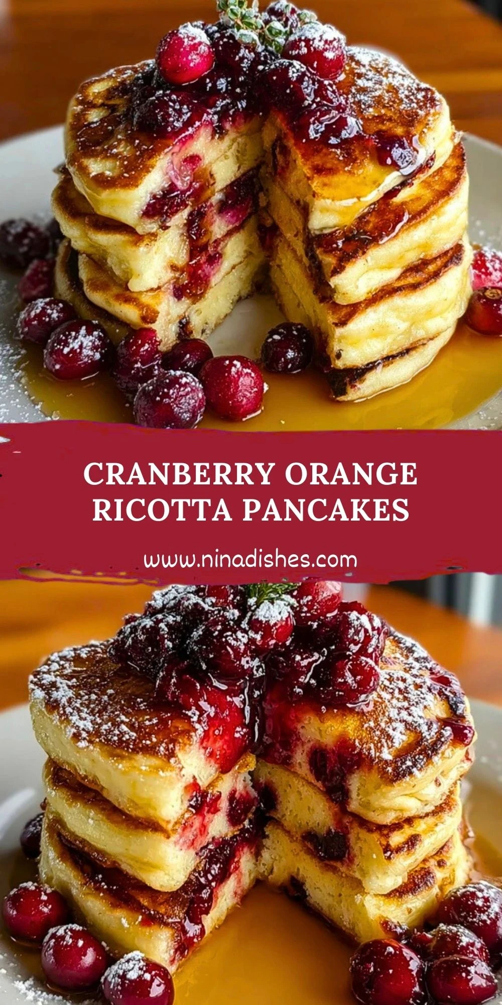 Cranberry Orange Ricotta Pancakes (3)