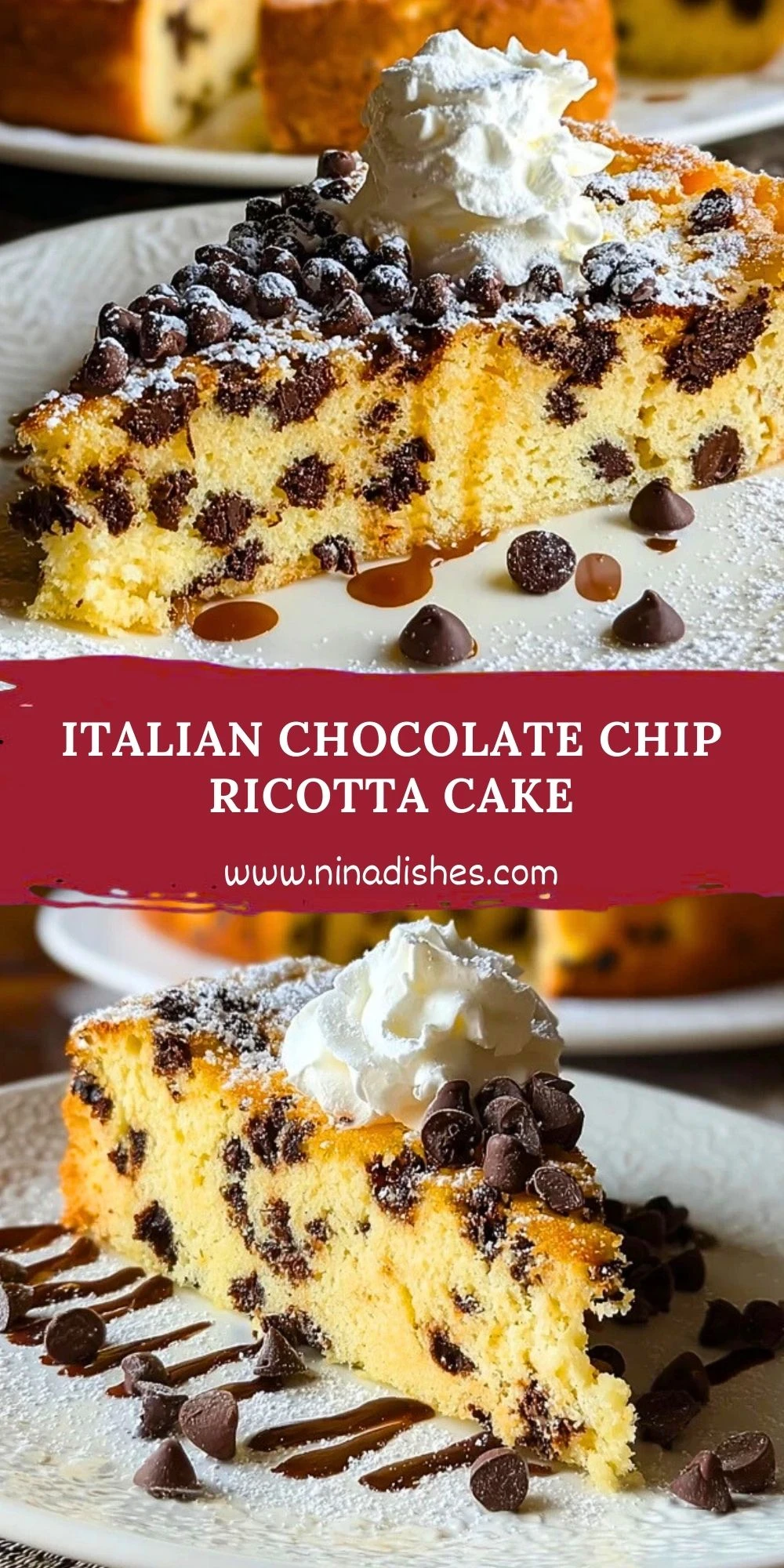 Italian Chocolate Chip Ricotta Cake (3)
