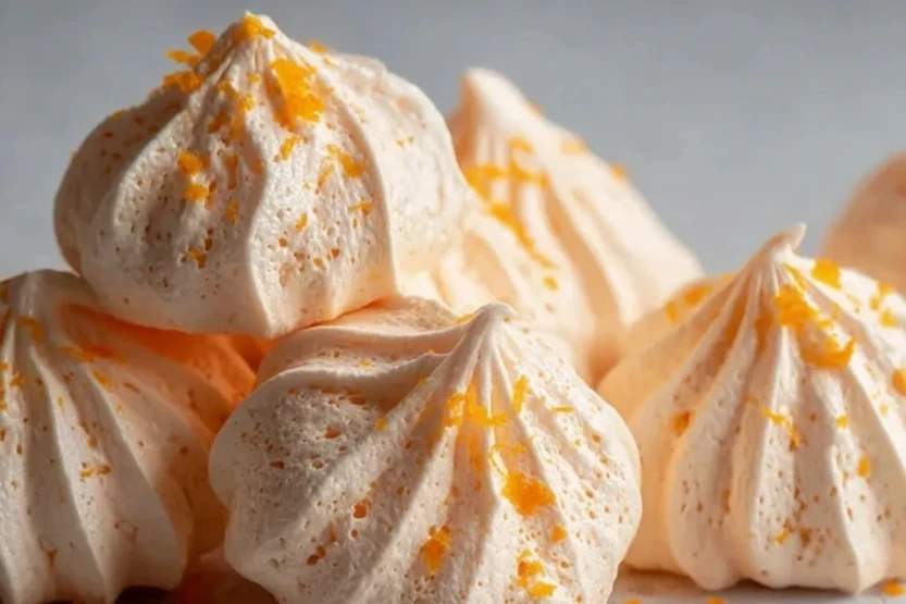Orange Meringue Cookies