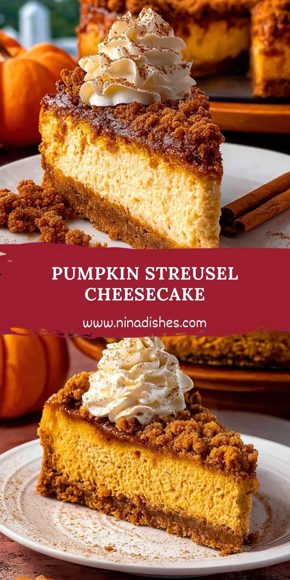 Pumpkin Streusel Cheesecake (2)