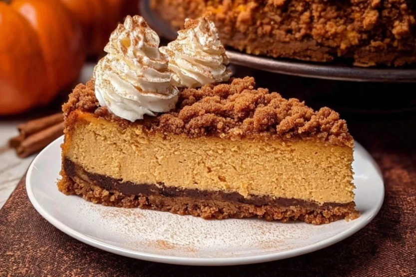 Pumpkin Streusel Cheesecake