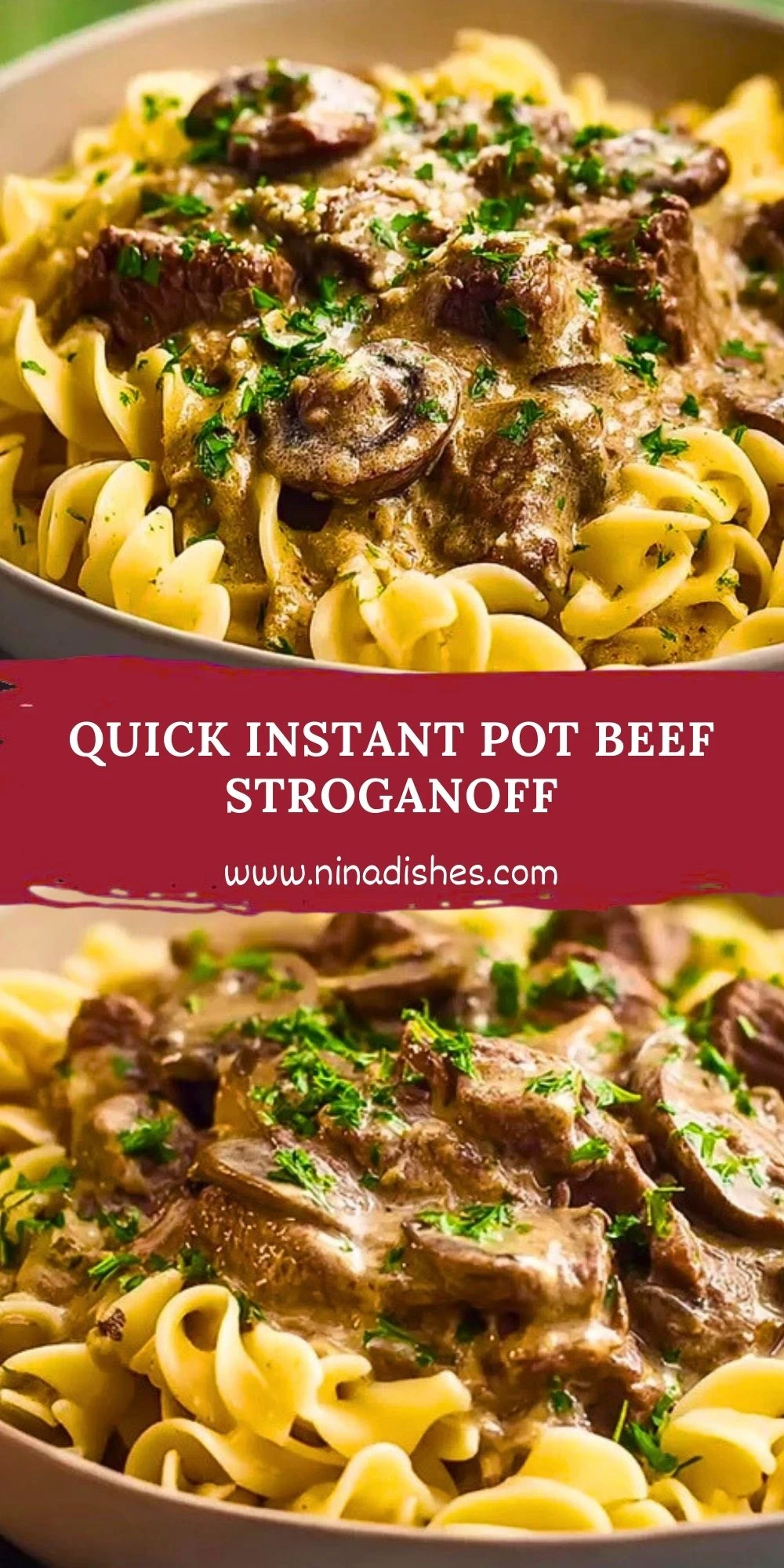 Quick Instant Pot Beef Stroganoff (2)