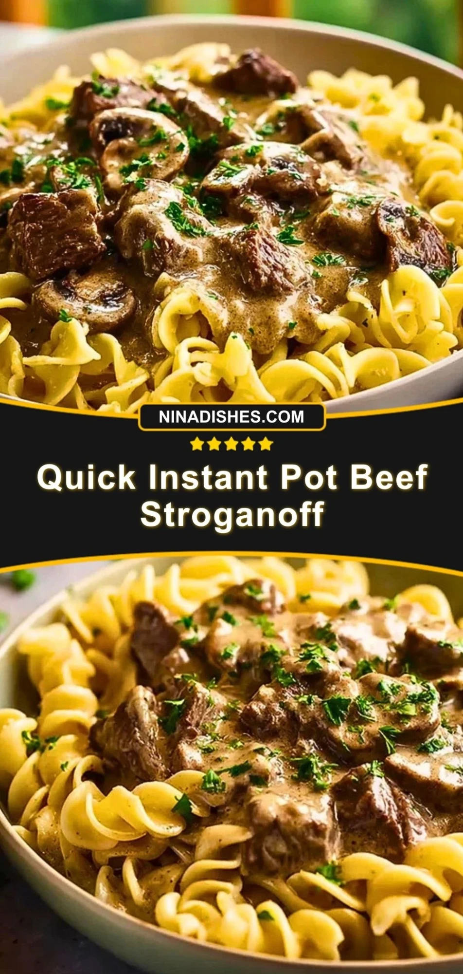 Quick Instant Pot Beef Stroganoff (3)