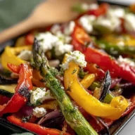 Quick Roasted Vegetables With Goat Cheese