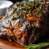 Slow-Roasted Rosemary Lamb Shoulder