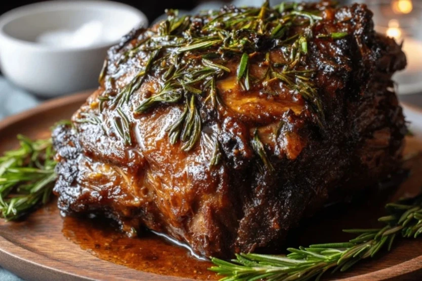 Slow-Roasted Rosemary Lamb Shoulder