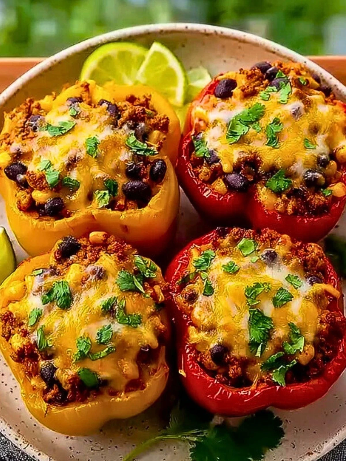 Best Mexican Ground Turkey Stuffed Peppers (1)