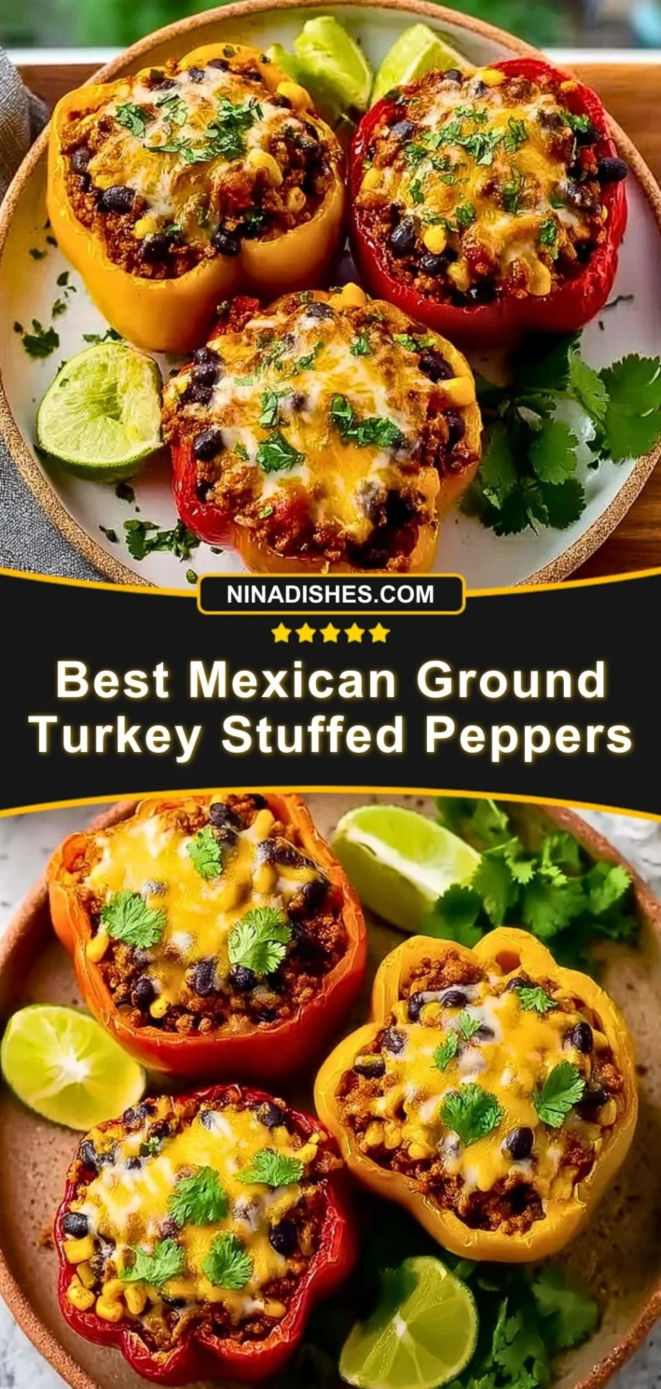 Best Mexican Ground Turkey Stuffed Peppers (3)